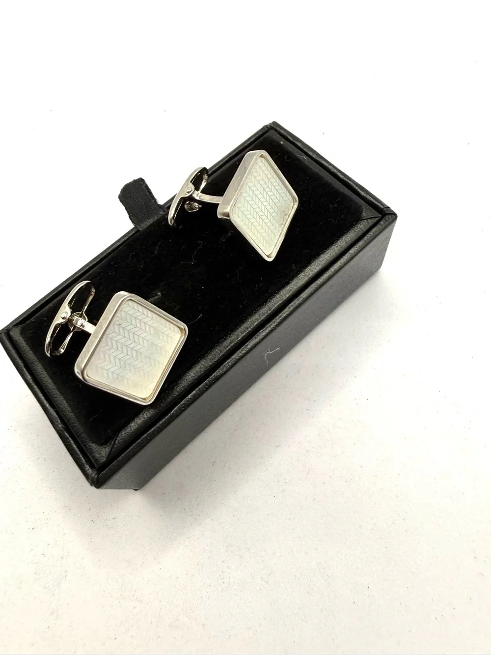 Mother of Pearl Square Cufflinks
